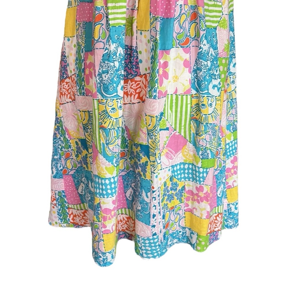Lilly Pulitzer Gweneth Loco Patch Patchwork Flora… - image 7